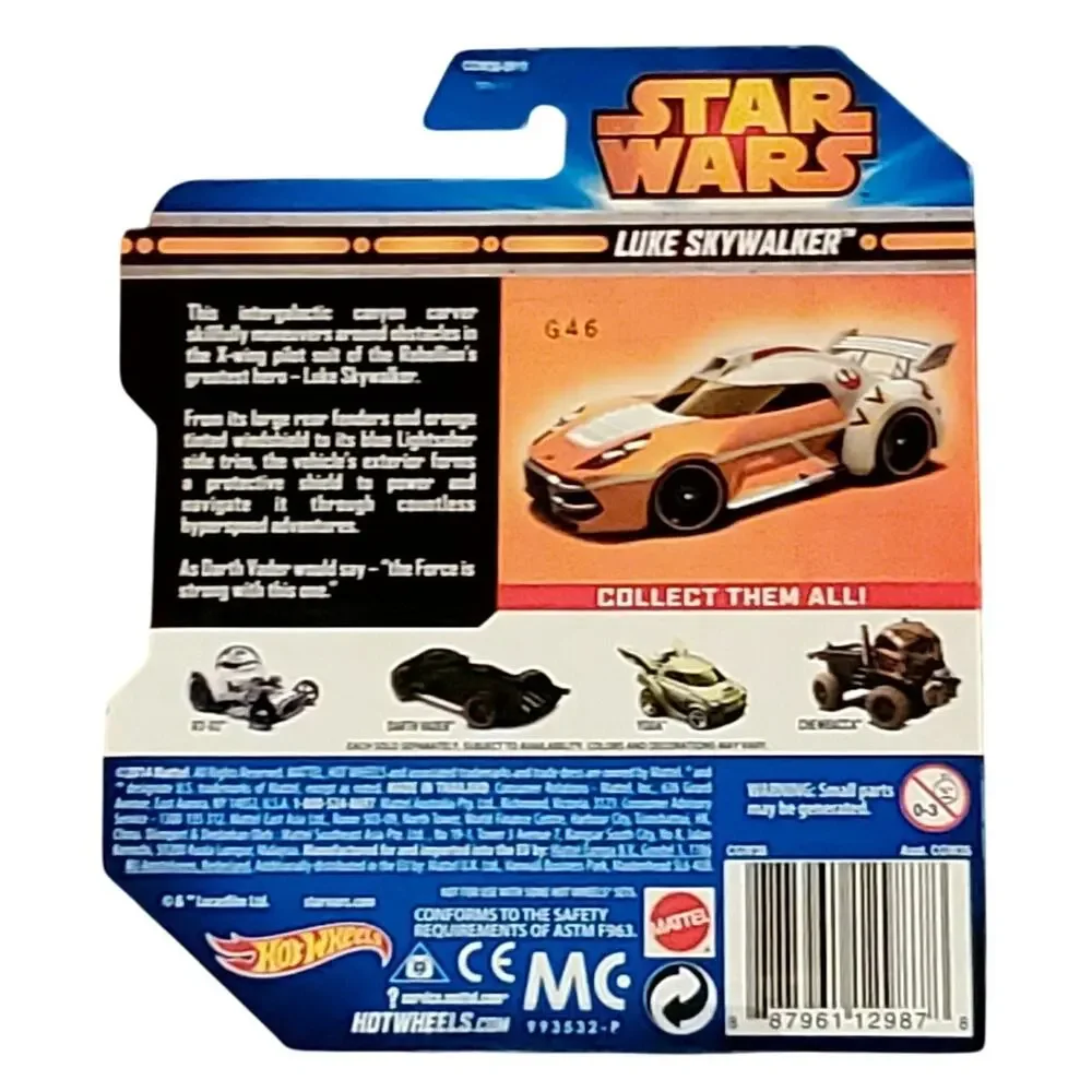 Hot Wheels Star Wars Luke Skywalker New